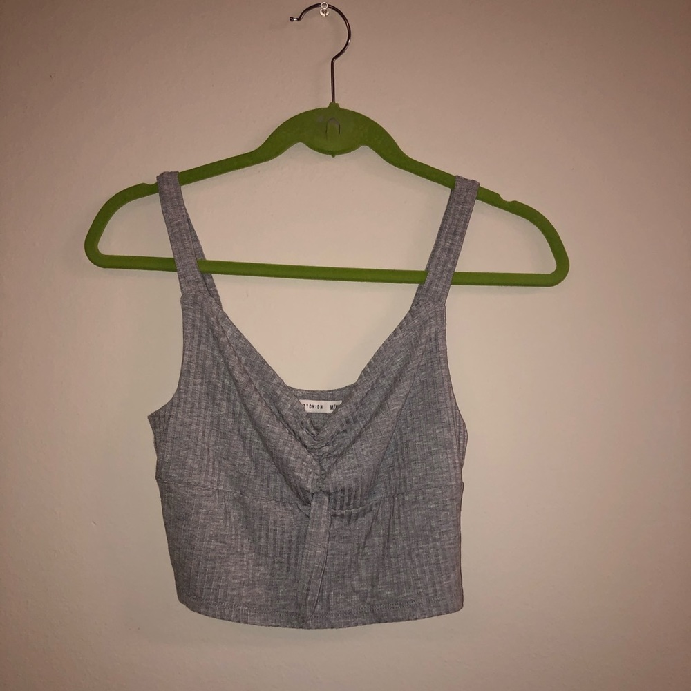 Cotton On grey crop top